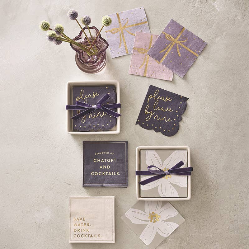Cocktail Napkins - ChatGPT and Cocktails: 5" SQ