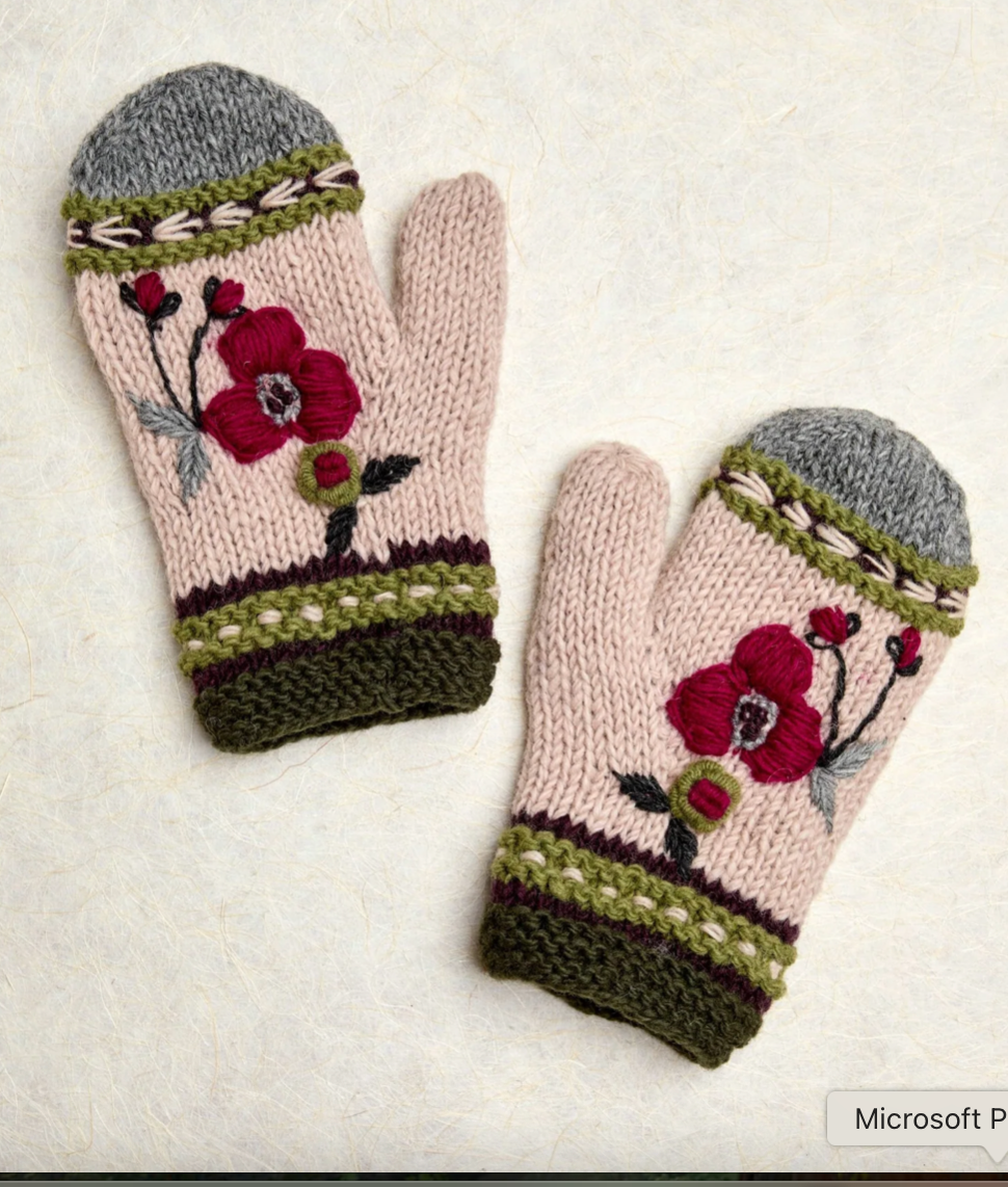 Mittens color block