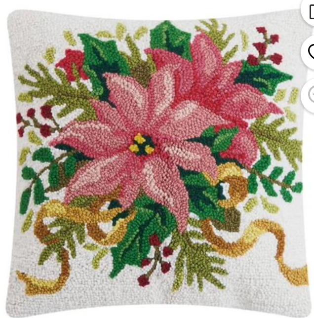 Pillow Poinsettia 16 SQ