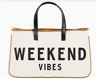 Weekend Vibes tote bag