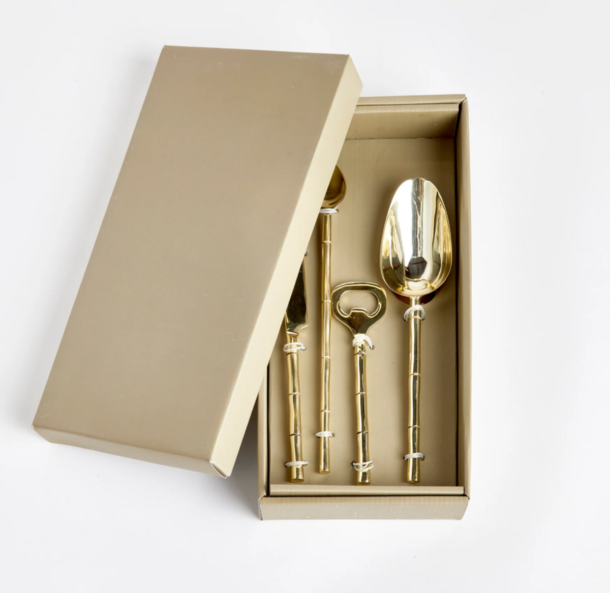 GROVE COCKTAIL ACCESSORIES, SET OF 4