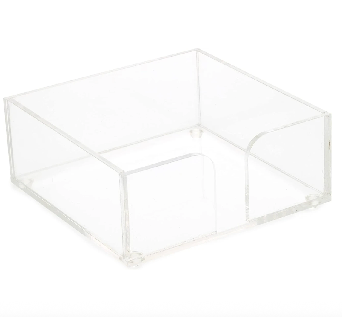 Cocktail napkin holder acrylic