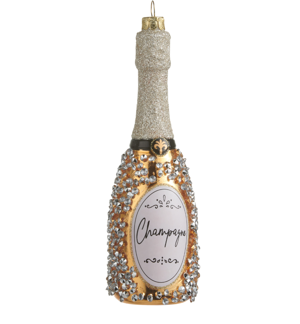 Champagne Bottle Ornament