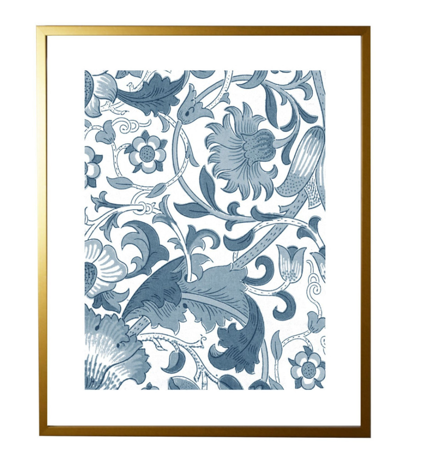 Cerignola Medallion - Blue and White