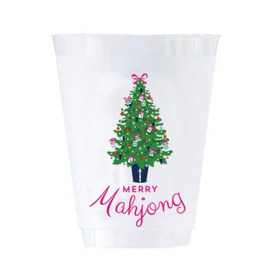 Merry Mahjong Shatterproof Cups | Set of 8