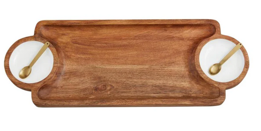 Board with enamel dips