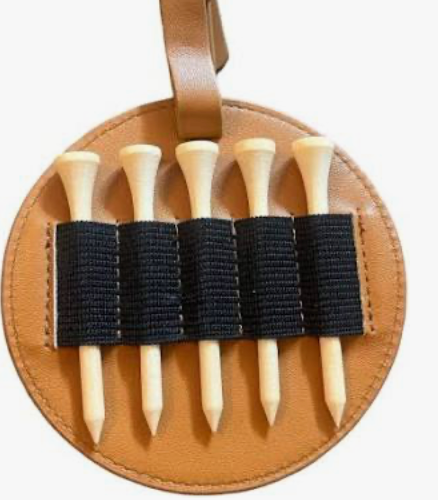 Golf tee bag tag
