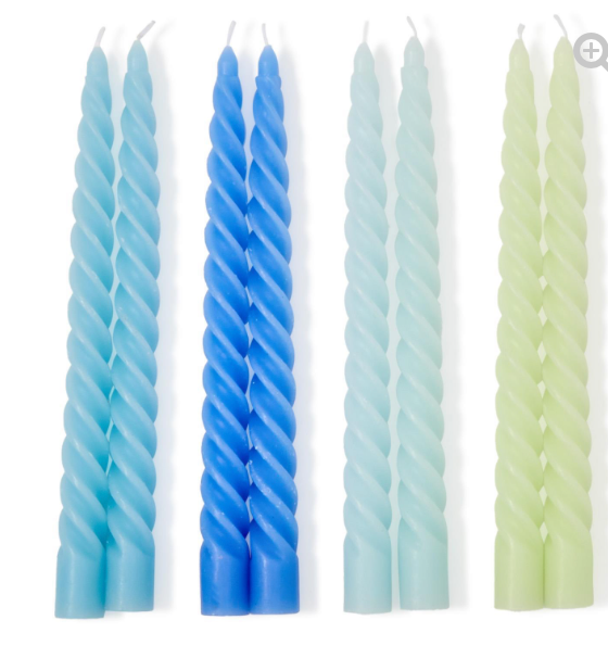 Set/2 taper candles