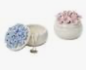 Hydrangea jewelry box