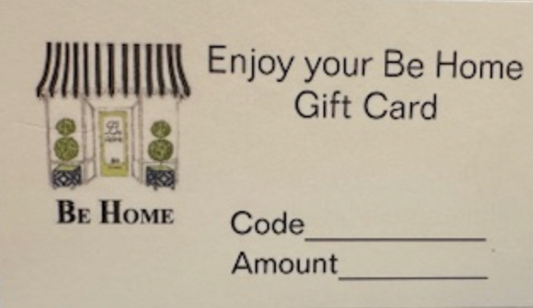 Be Home gift card