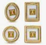 Bee Picture Frame in Gold