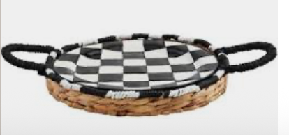 Woven platter set