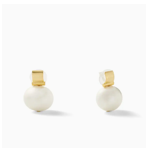 GIFT Canino Pearl Gold Post Earing LG