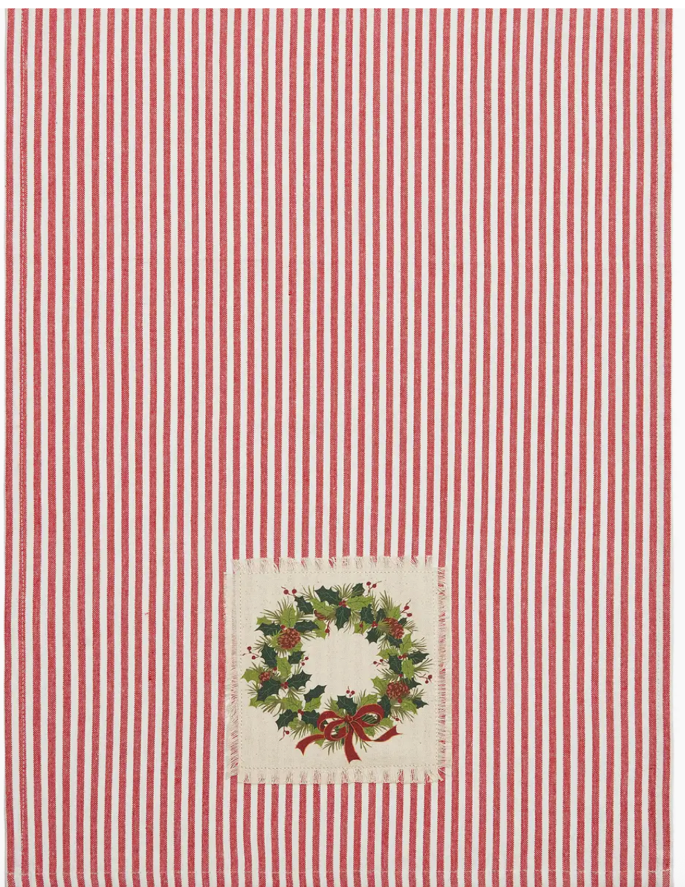 Holiday guest towel