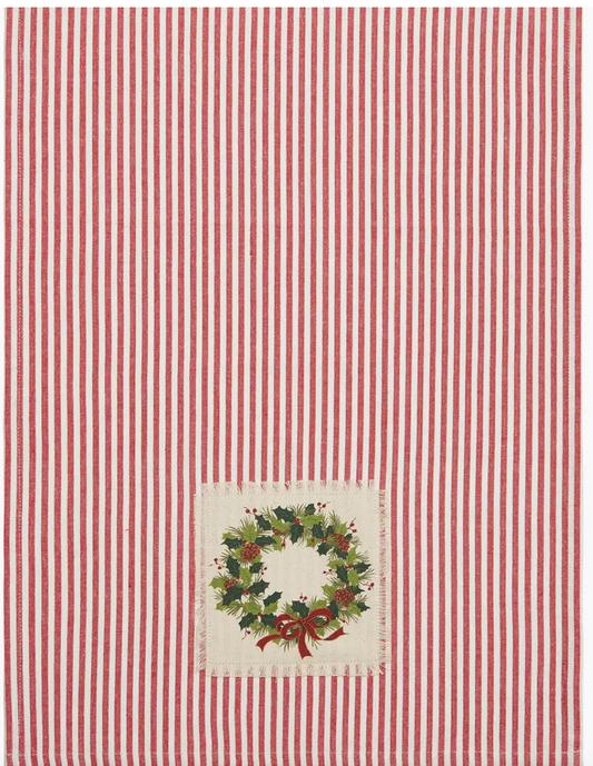 Holiday guest towel