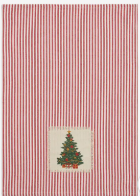 Holiday guest towel
