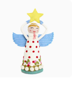 Angel tree topper White