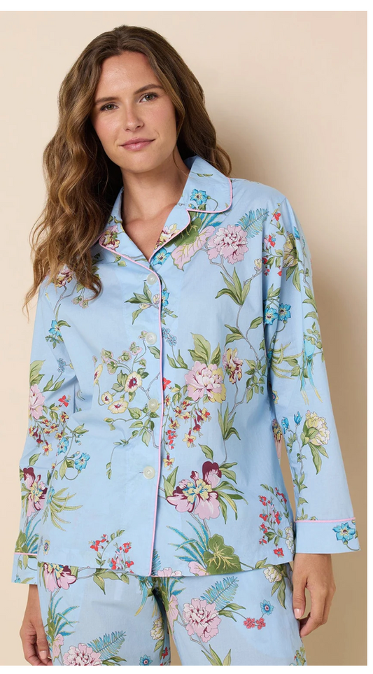 Pajamas Light blue floral