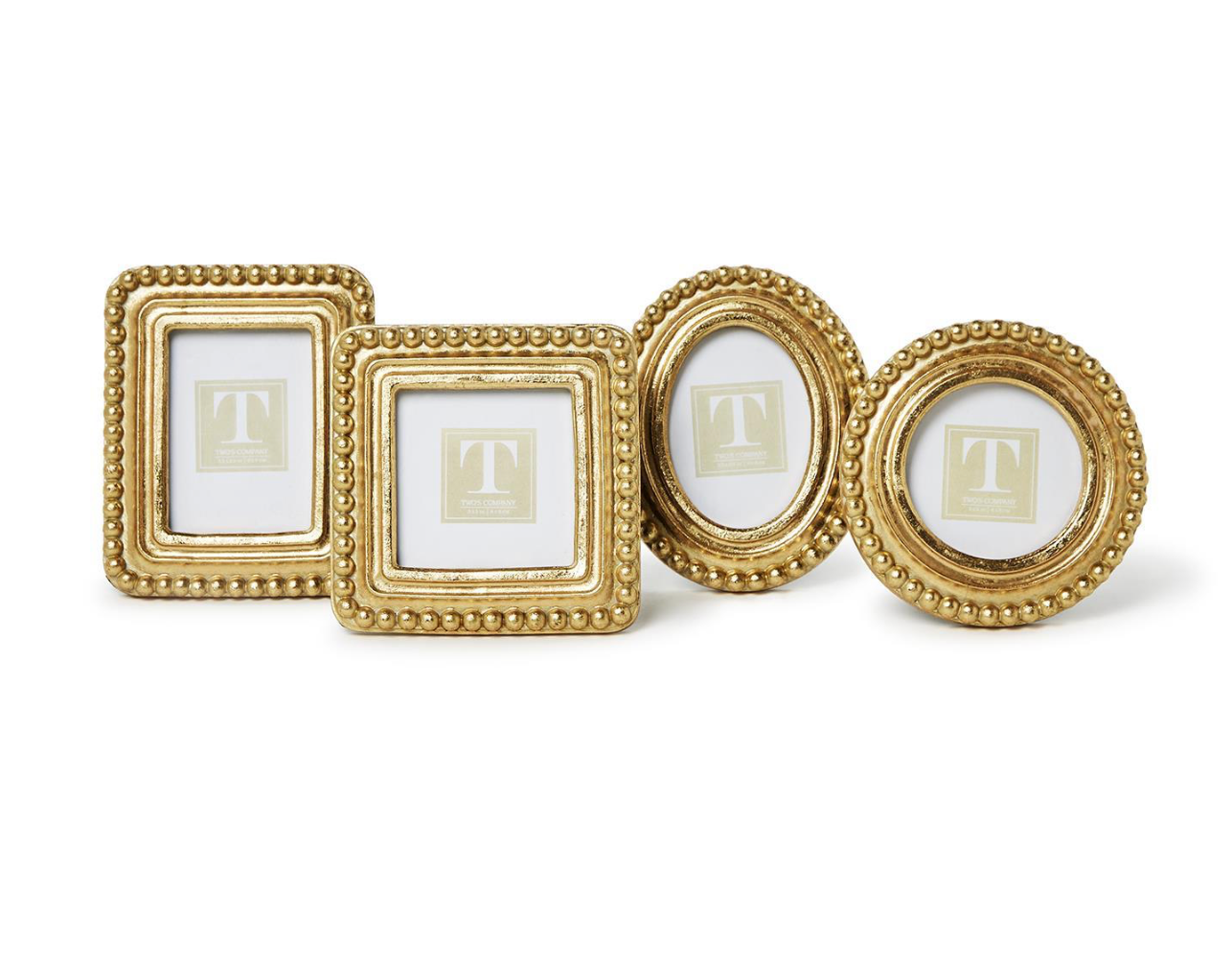 Beaded Gold Frame