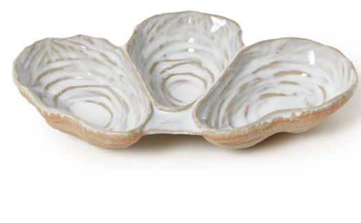 Oyster 3 section Tidbit tray