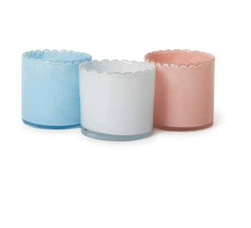 Candleholder or vase asst colors