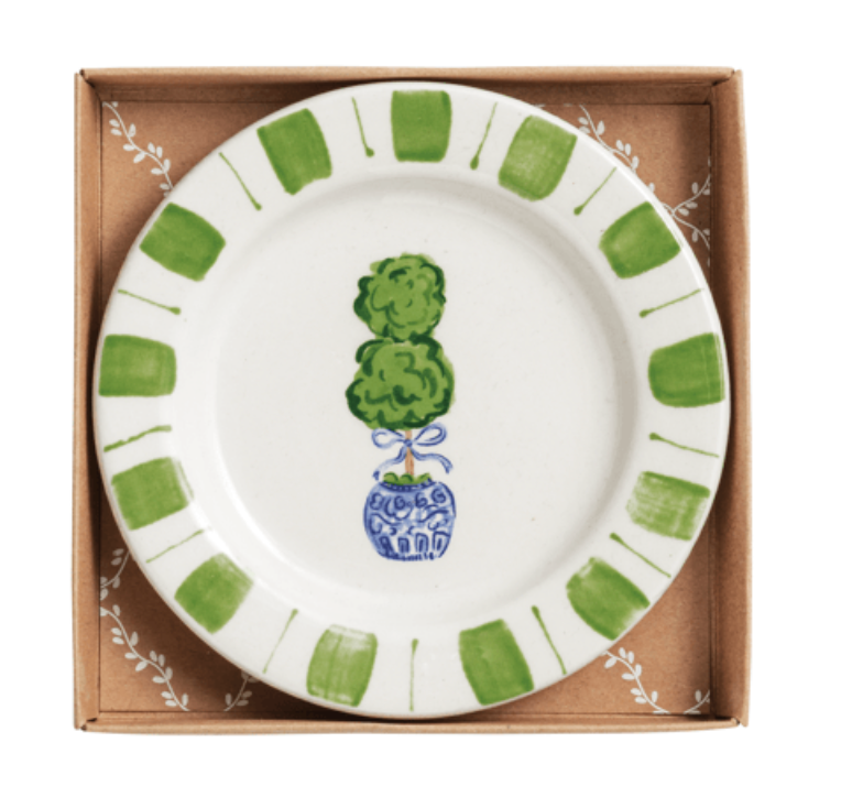 SINGLE TOPIARY BOXED TRINKET DISH
