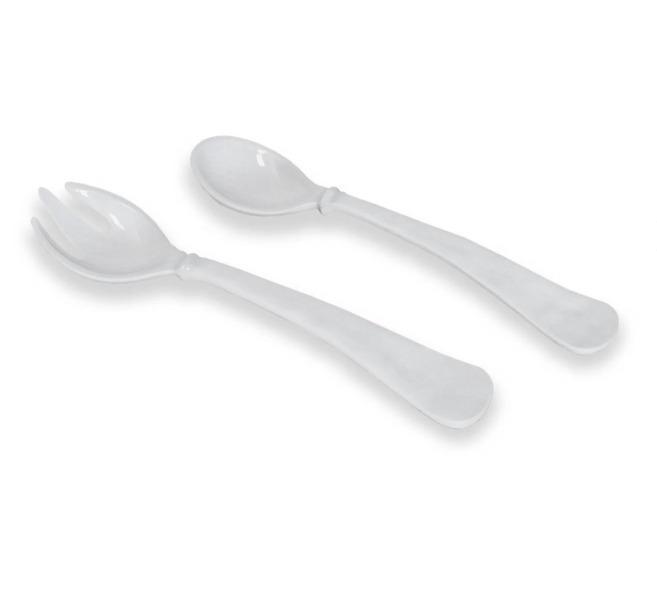 VIDA Havana Large Salad Servers White