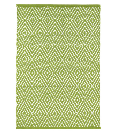 Diamond Handwoven Indoor/Outdoor Rug - Sprout