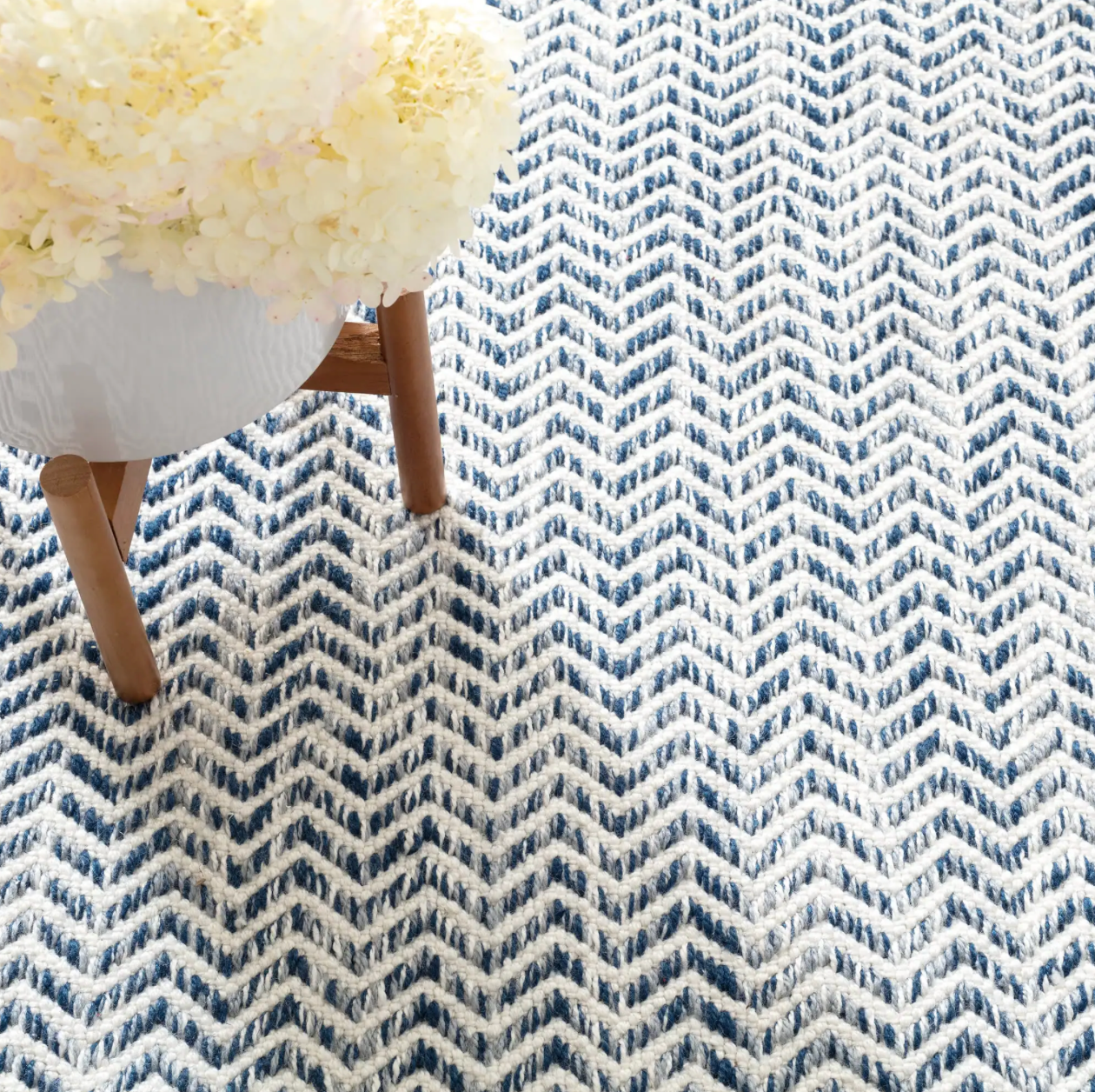 Coastal Handwoven Indoor/Outdoor Rug - Blue