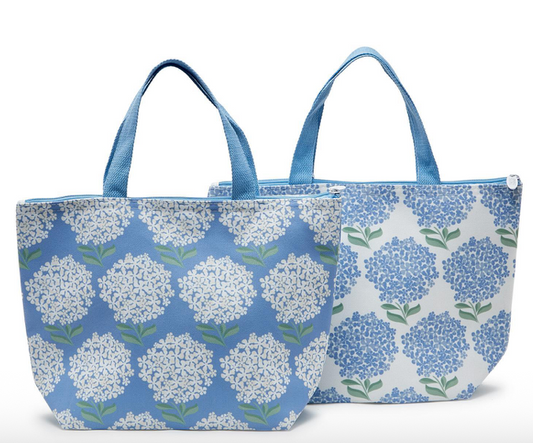 Lunch tote thermal bag Hydrangea design