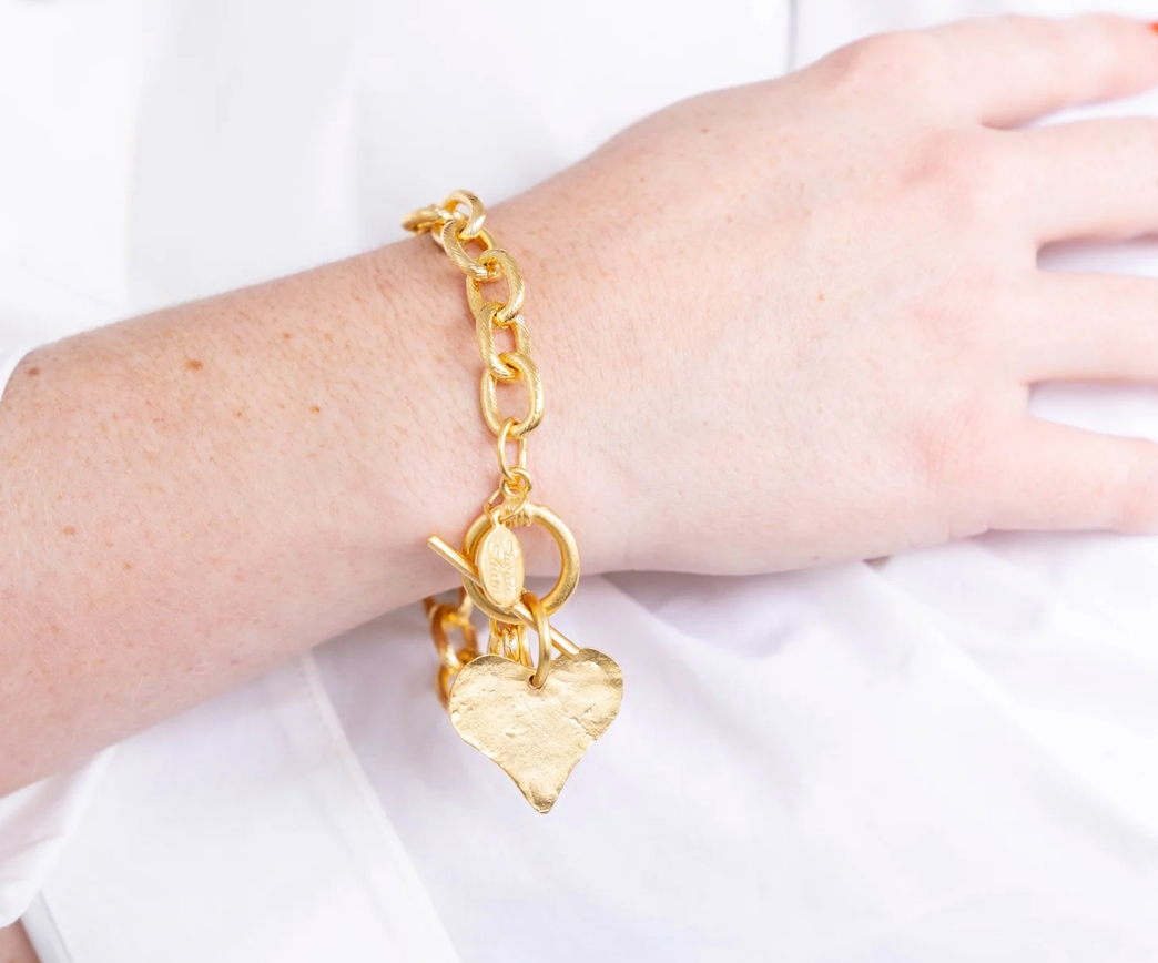 Heart Toggle Bracelet