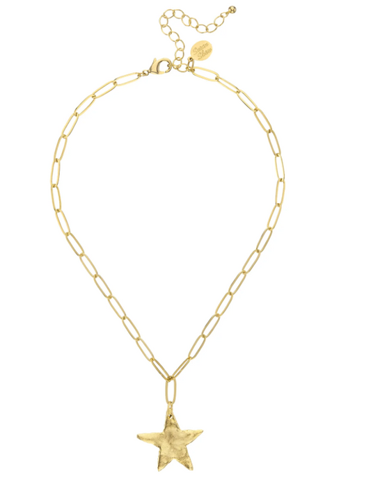 Star Paperclip Necklace