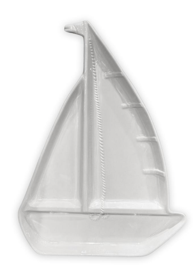 Sailboat serving tray