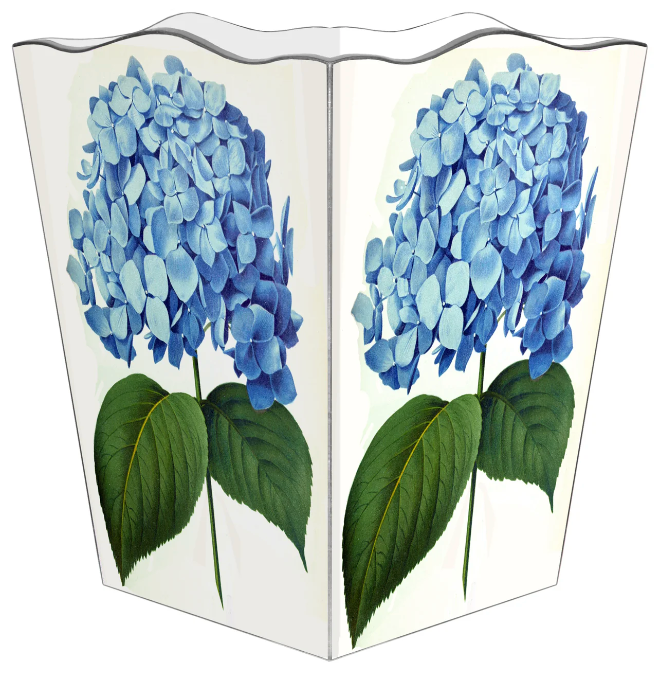 Blue Hydrangea - Wastepaper Basket