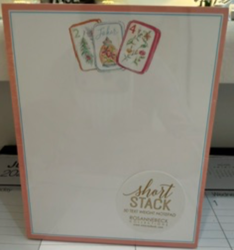 Short Stack Notepad - Mahjong Trio Tile