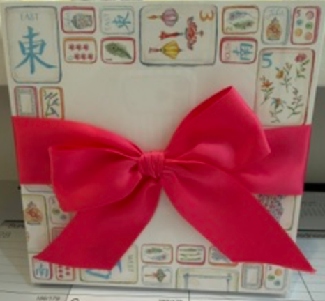 Short Notepad - Mahjong, Flowers, and Birds