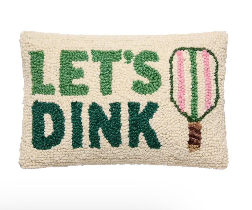 Let's Dink Hook Pillow