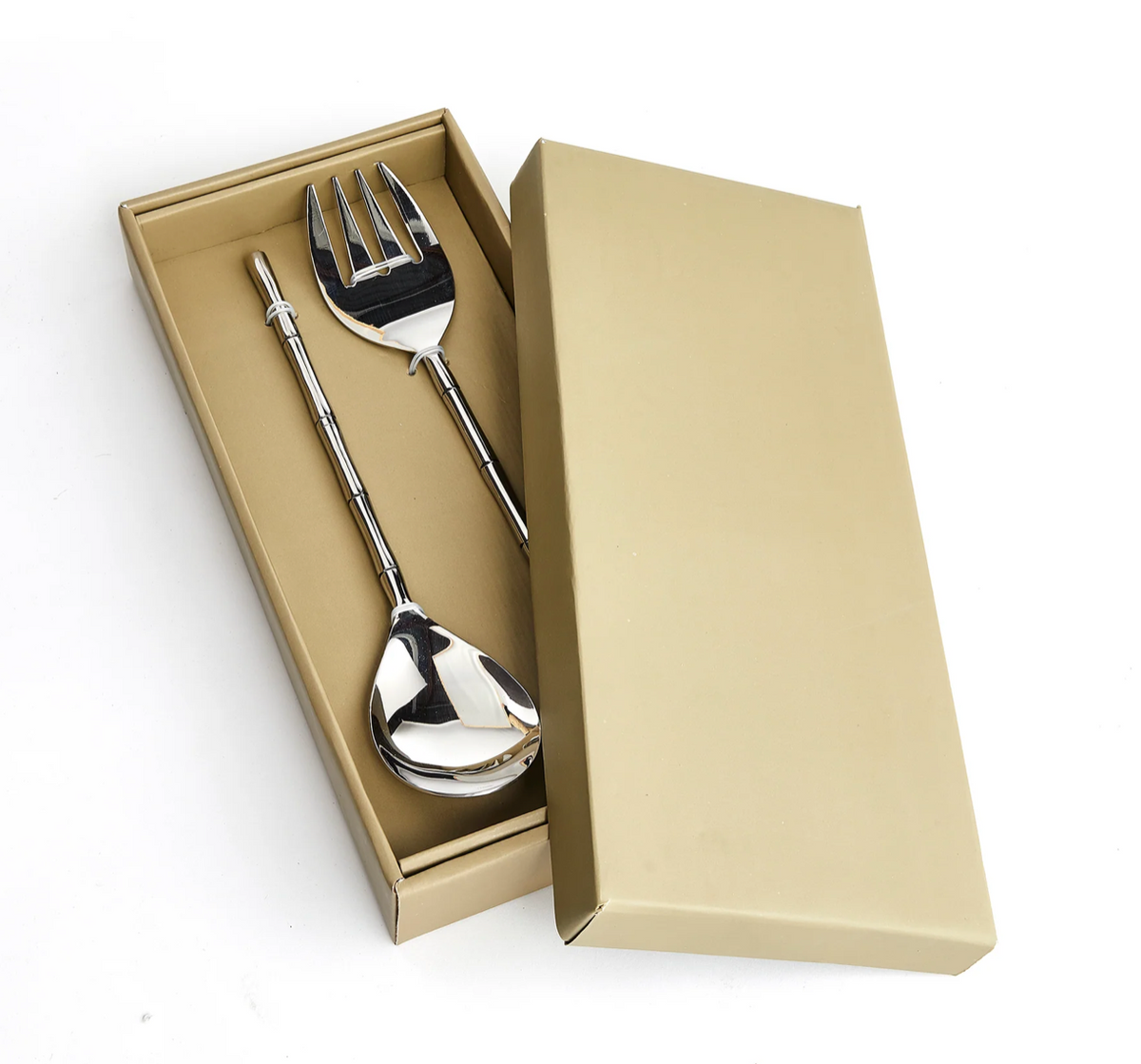 SALAD SERVERS, SET OF 2 - Stainless Steel