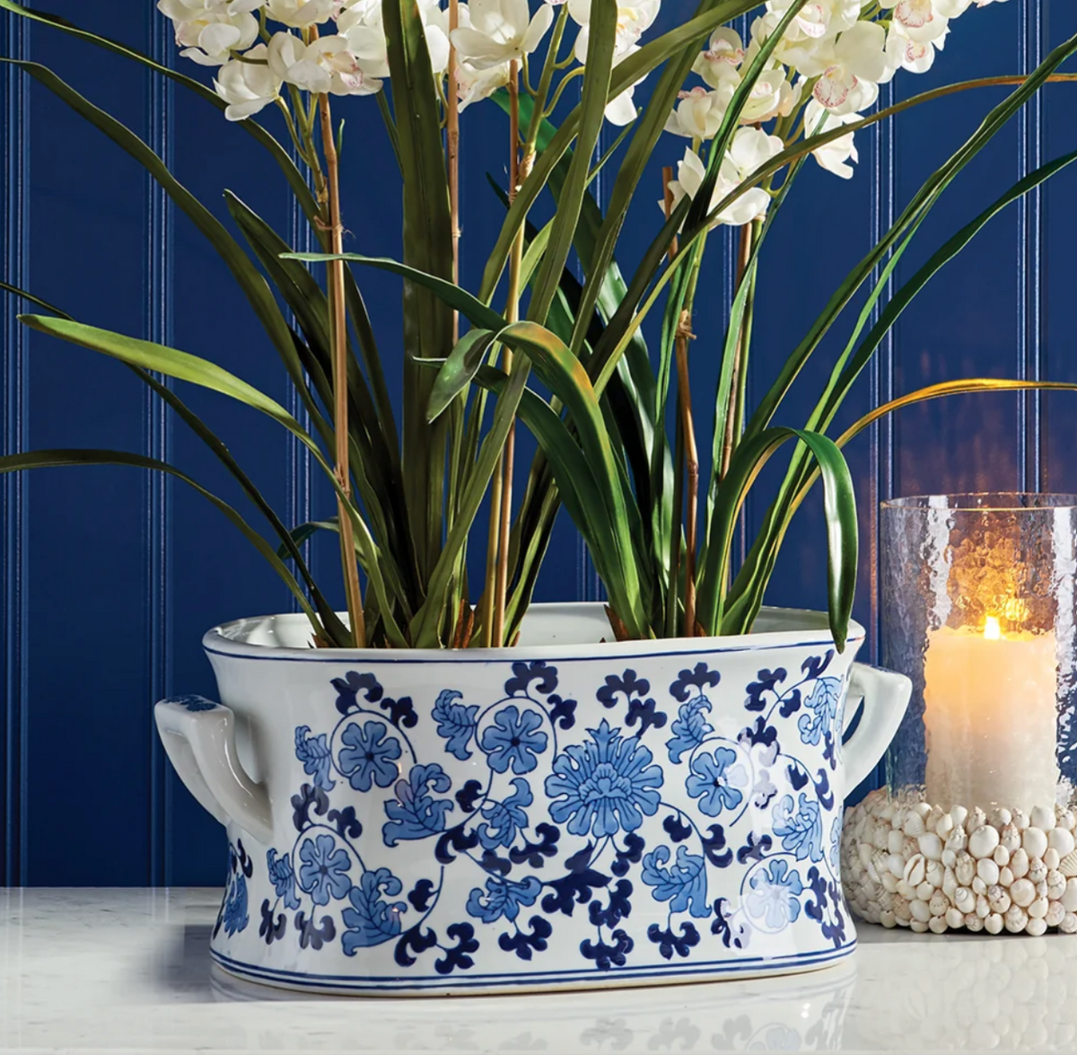 DYNASTY LOTUS PLANTER- Large