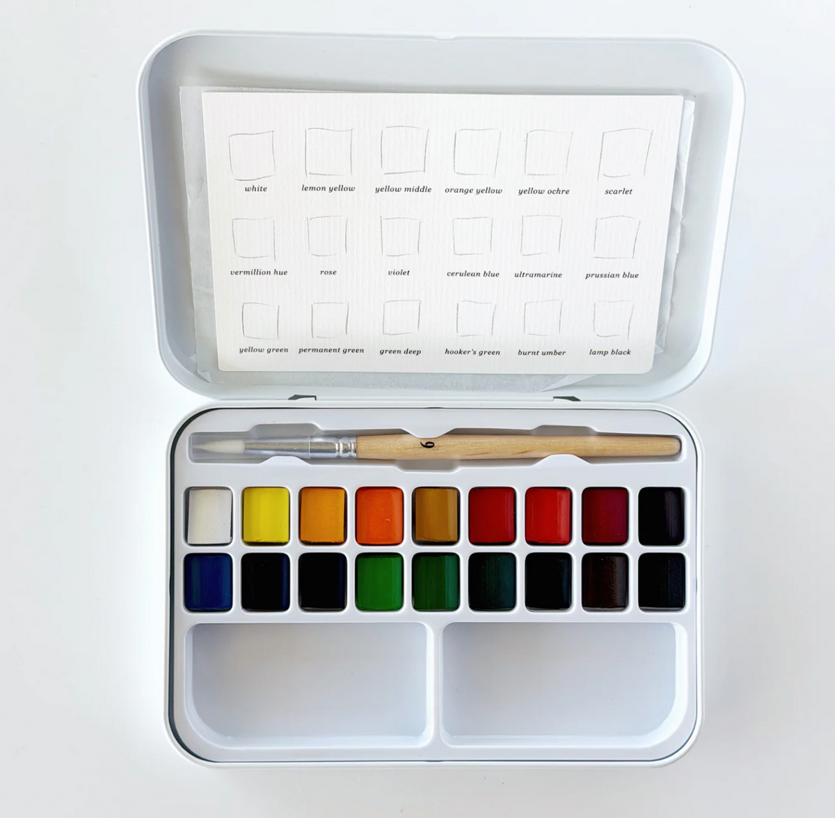 Watercolor Paint Set  - 18 colors with brush