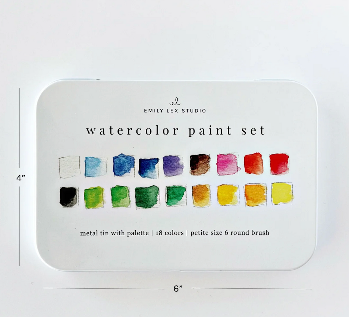Watercolor Paint Set  - 18 colors with brush