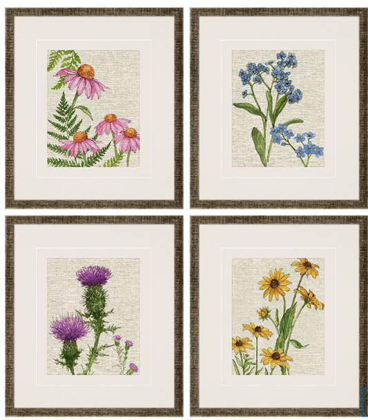 Wildflowers - Set of 4