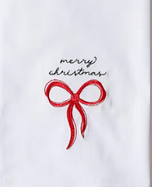 Guest towel Merry with a Bow