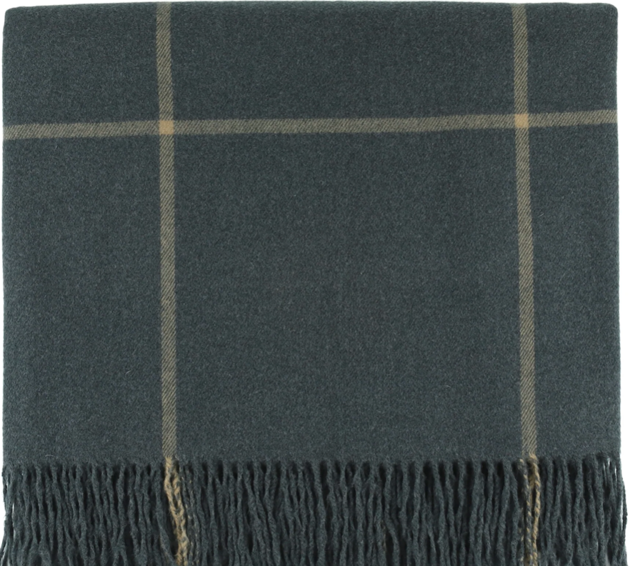 Throw Dark Grey Plaid 50x68