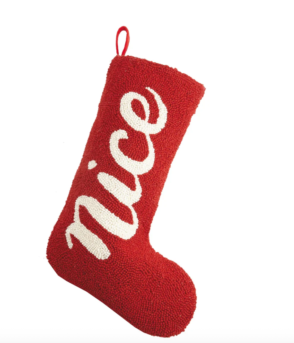Christmas Stocking Nice 12x20
