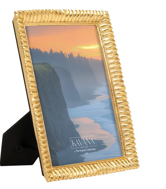 Picture frame gold 5x7