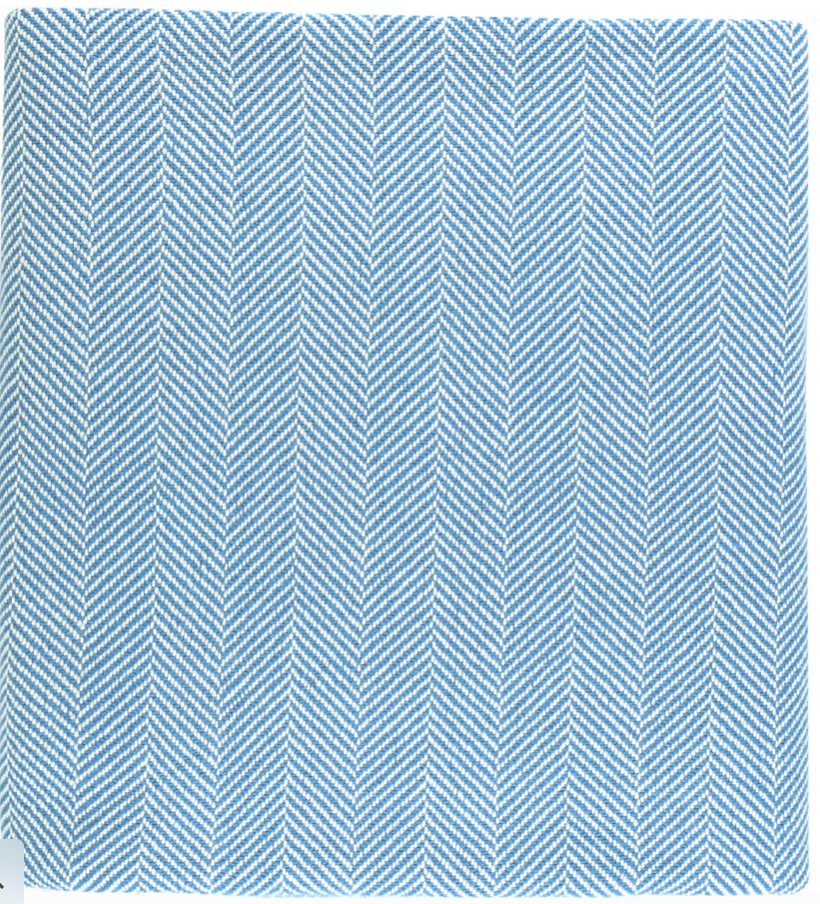 Throw Herringbone Ocean