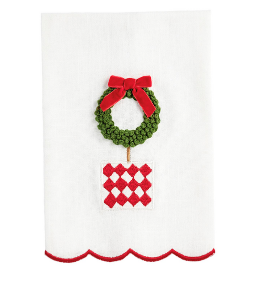 Guest towel Xmas Topiary tree