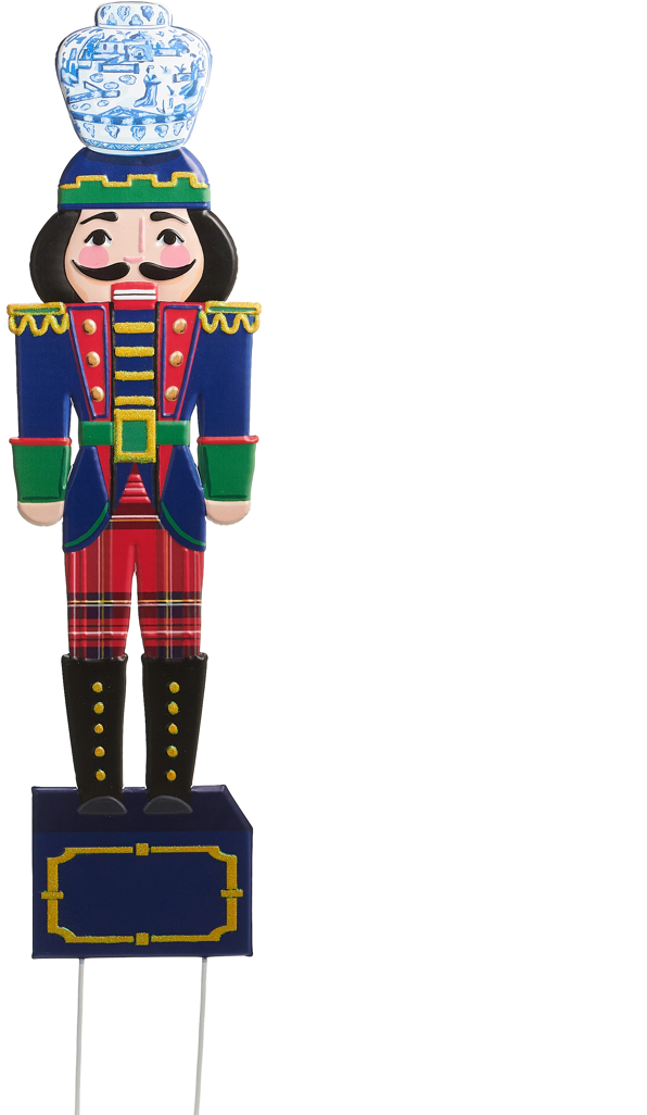 Noble Nutcracker Yard Stake