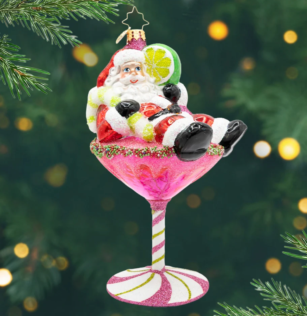 SANTA'S CHRISTMAS COSMO ORNAMENT